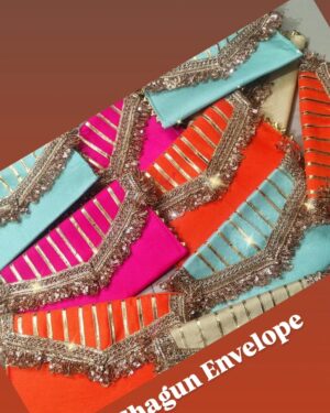 Gota Kiran Buti Shagun Envelopes - Set of 6