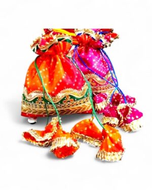 Wedding Gota Potli Bag (set of 2)