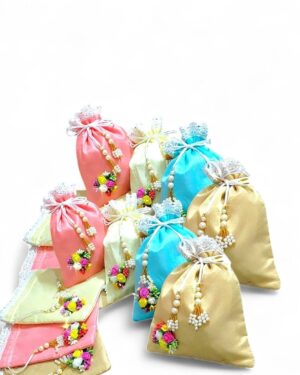 English Floral Wedding Gift Bag (set of 12)