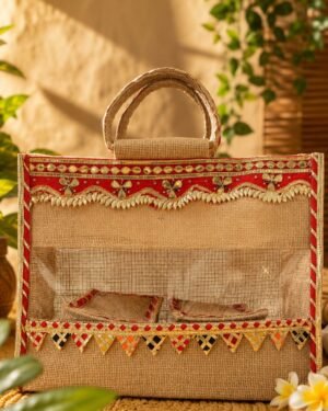 Rustic Jute Wedding Gift Bag – Elegant, Eco-Friendly & Memorable